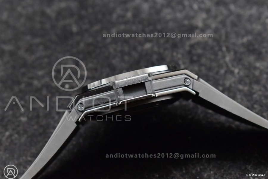 Full Best Big A on Bang Black Edition Hublot Skeleton BestValue 1:1 Black Strap 893 ZF Rubber Dial Unico 1117